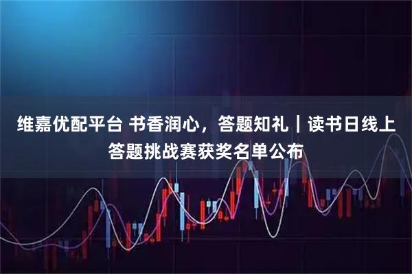 维嘉优配平台 书香润心，答题知礼｜读书日线上答题挑战赛获奖名单公布